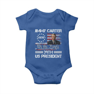 Jimmy Carter Baby Onesie 39th US President 1976 We The People American Flag TS09 Royal Blue Print Your Wear