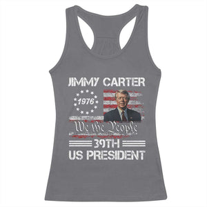 Jimmy Carter Racerback Tank Top 39th US President 1976 We The People American Flag TS09 Charcoal Print Your Wear