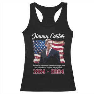 Jimmy Carter Racerback Tank Top A Legacys Of Peace And Humanitys TS09 Black Print Your Wear
