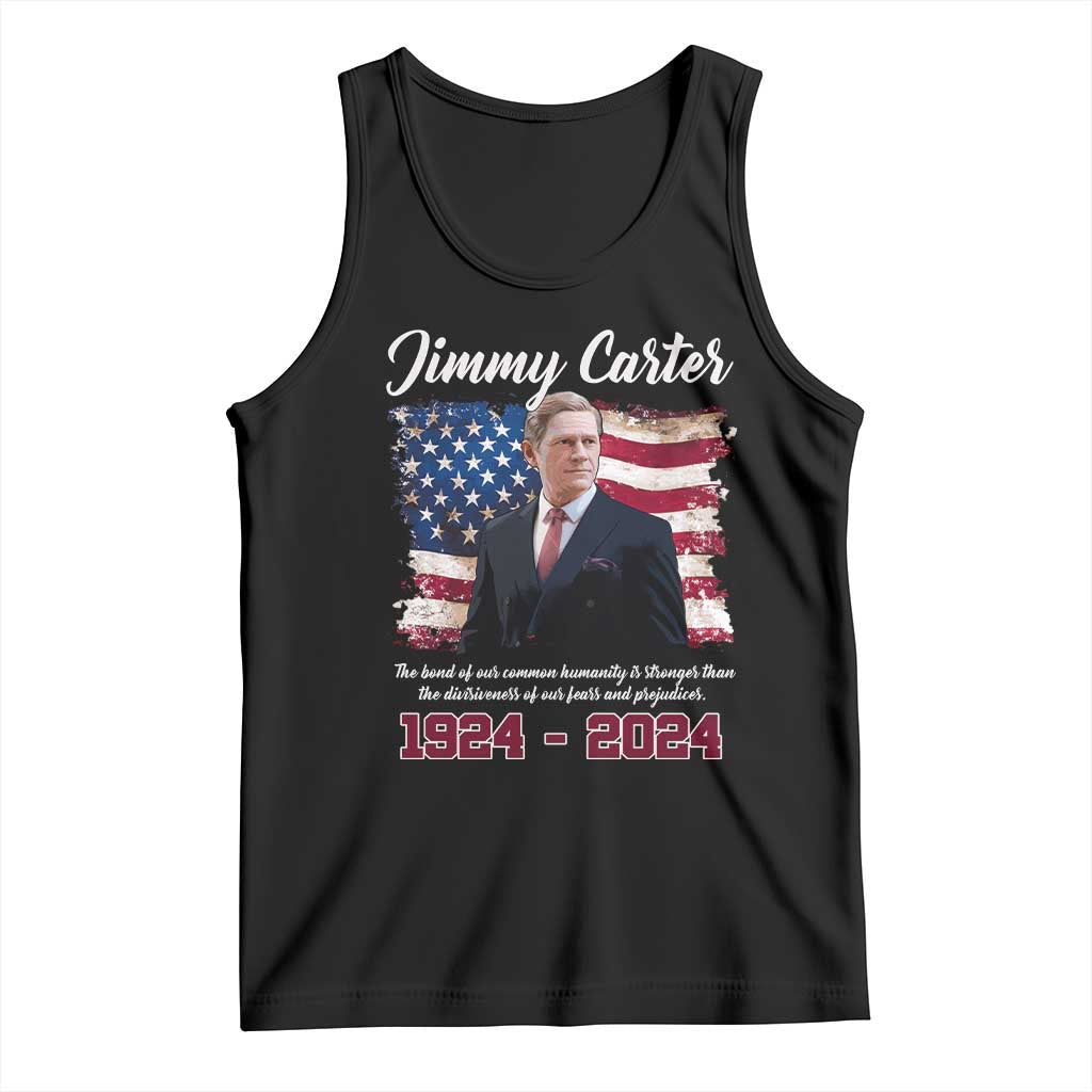 Jimmy Carter Tank Top A Legacys Of Peace And Humanitys TS09 Black Print Your Wear