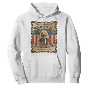 President Donald Trump Inauguration Day 2025 Hoodie TS09 White Print Your Wear