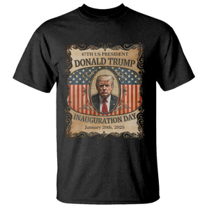 President Donald Trump Inauguration Day 2025 T Shirt TS09 Black Print Your Wear