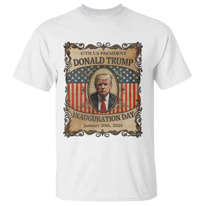 President Donald Trump Inauguration Day 2025 T Shirt TS09 White Print Your Wear