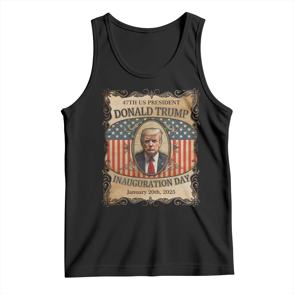 President Donald Trump Inauguration Day 2025 Tank Top TS09 Black Print Your Wear