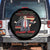 Trump Inauguration Day 2025 Spare Tire Cover 47th US President American Flag TS09 No hole Black Print Your Wear
