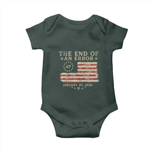 Trump Inauguration Day 2025 Baby Onesie End Of An Error TS09 Print Your Wear