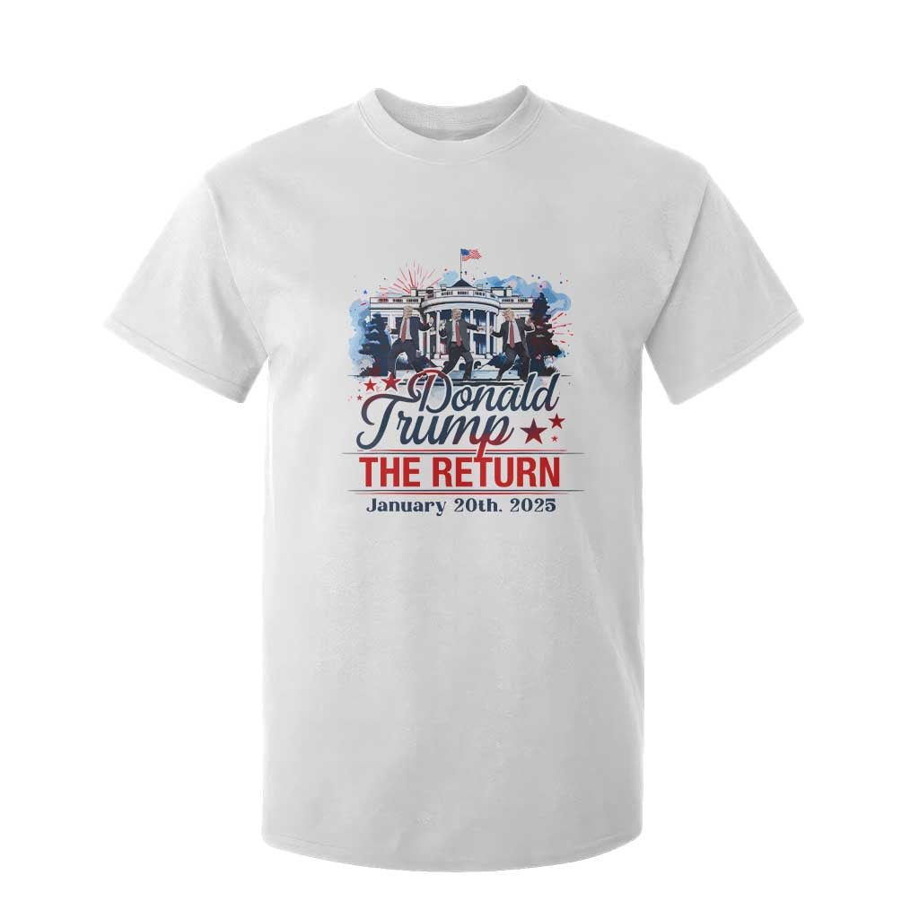 Trump Inauguration Day 2025 T Shirt For Kid The Return Trump Dancing TS09 White Print Your Wear