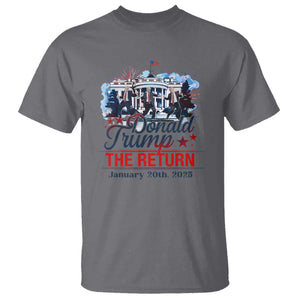 Trump Inauguration Day 2025 T Shirt The Return Trump Dancing TS09 Charcoal Print Your Wear
