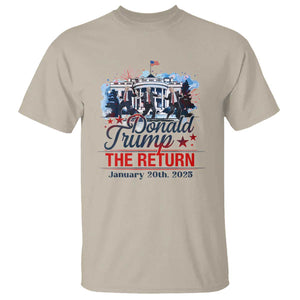 Trump Inauguration Day 2025 T Shirt The Return Trump Dancing TS09 Sand Print Your Wear
