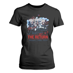 Trump Inauguration Day 2025 T Shirt For Women The Return Trump Dancing TS09 Black Print Your Wear