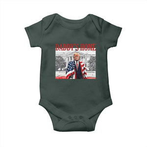 Trump 2025 Baby Onesie Daddy's Home Trump Inauguration Day TS09 Print Your Wear