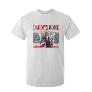 Trump 2025 T Shirt For Kid Daddy's Home Trump Inauguration Day TS09 White Print Your Wear