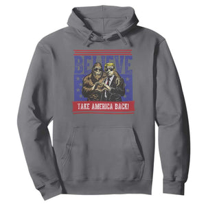 Funny Believe Bigfoot Trump Hoodie Take America Back TS09 Charcoal Print Your Wear