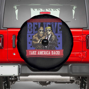 Funny Believe Bigfoot Trump Spare Tire Cover Take America Back TS09 Black Print Your Wear