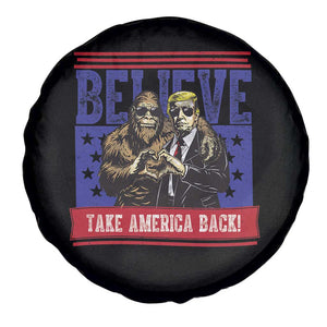 Funny Believe Bigfoot Trump Spare Tire Cover Take America Back TS09 Print Your Wear