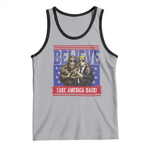 Funny Believe Bigfoot Trump Tank Top Take America Back TS09 Athletic Heather Black Print Your Wear