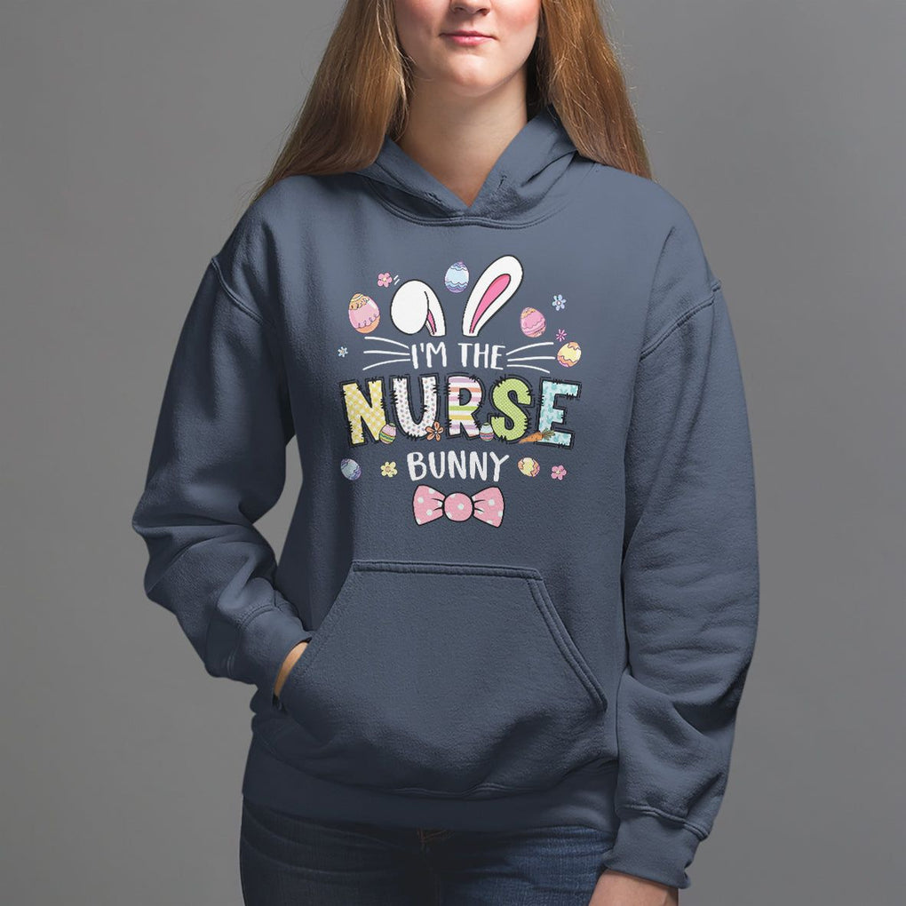 Easter Day Hoodie I'm The Nurse Bunny Nursing TS09 Navy Printyourwear
