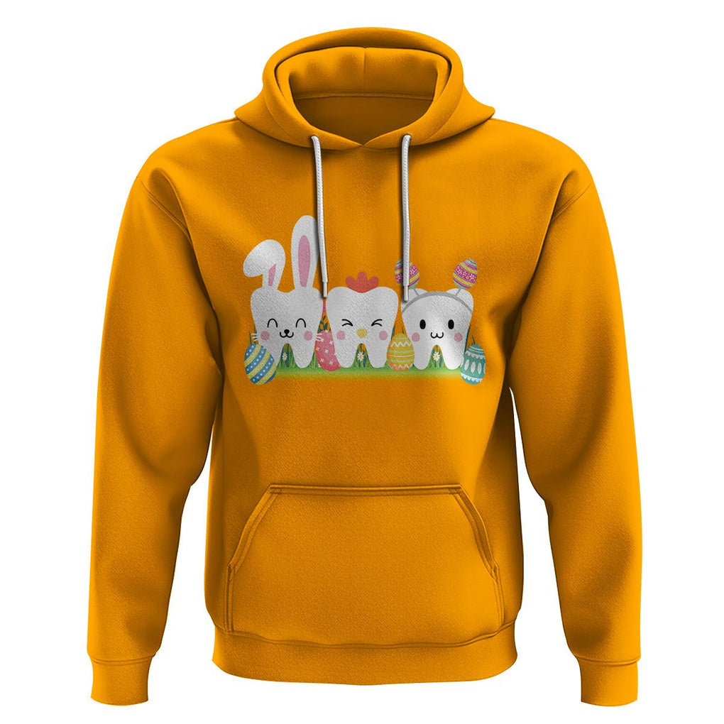 Easter Day Hoodie Funny Tooth Glasses Dental Dentist TS09 Gold Printyourwear