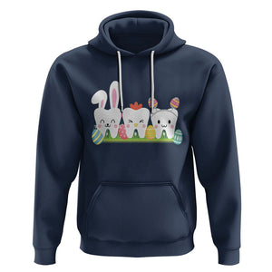 Easter Day Hoodie Funny Tooth Glasses Dental Dentist TS09 Navy Printyourwear