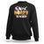 Easter Day Cute One Hoppy Teacher Bunny Carrot Sweatshirt TS09 Black Printyourwear