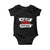 Funny I'm Just Here To Pay For Everything Baby Onesie TS09 Black Print Your Wear