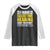 Funny Introvert Raglan Shirt Selective Hearing Sorry TS09 Black White Print Your Wear