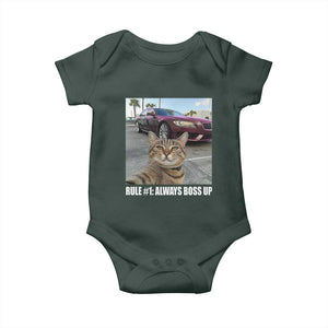 Funny Cat Meme Baby Onesie Rule No.1 Always Boss Up TS09 Print Your Wear