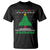 Funny Xmas Math Pi Christmas Tree T Shirt TS09 Black Print Your Wear