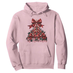 Christmas Tree Coquette Tis The Season Hoodie TS09 Light Pink Print Your Wear