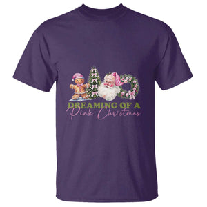 Dreaming Of A Pink Christmas T Shirt TS09 Purple Print Your Wear
