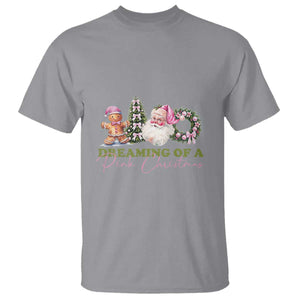 Dreaming Of A Pink Christmas T Shirt TS09 Sport Gray Print Your Wear