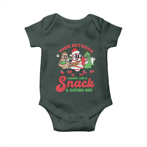 Funny Christmas Cake Baby Onesie Torn Between Looking' Like a Snack TS09 Print Your Wear