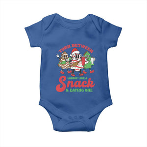 Funny Christmas Cake Baby Onesie Torn Between Looking' Like a Snack TS09 Royal Blue Print Your Wear