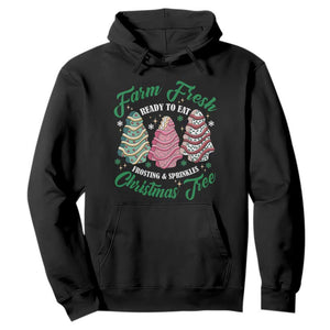 Farm Fresh Christmas Tree Cakes Hoodie TS09 Black Print Your Wear