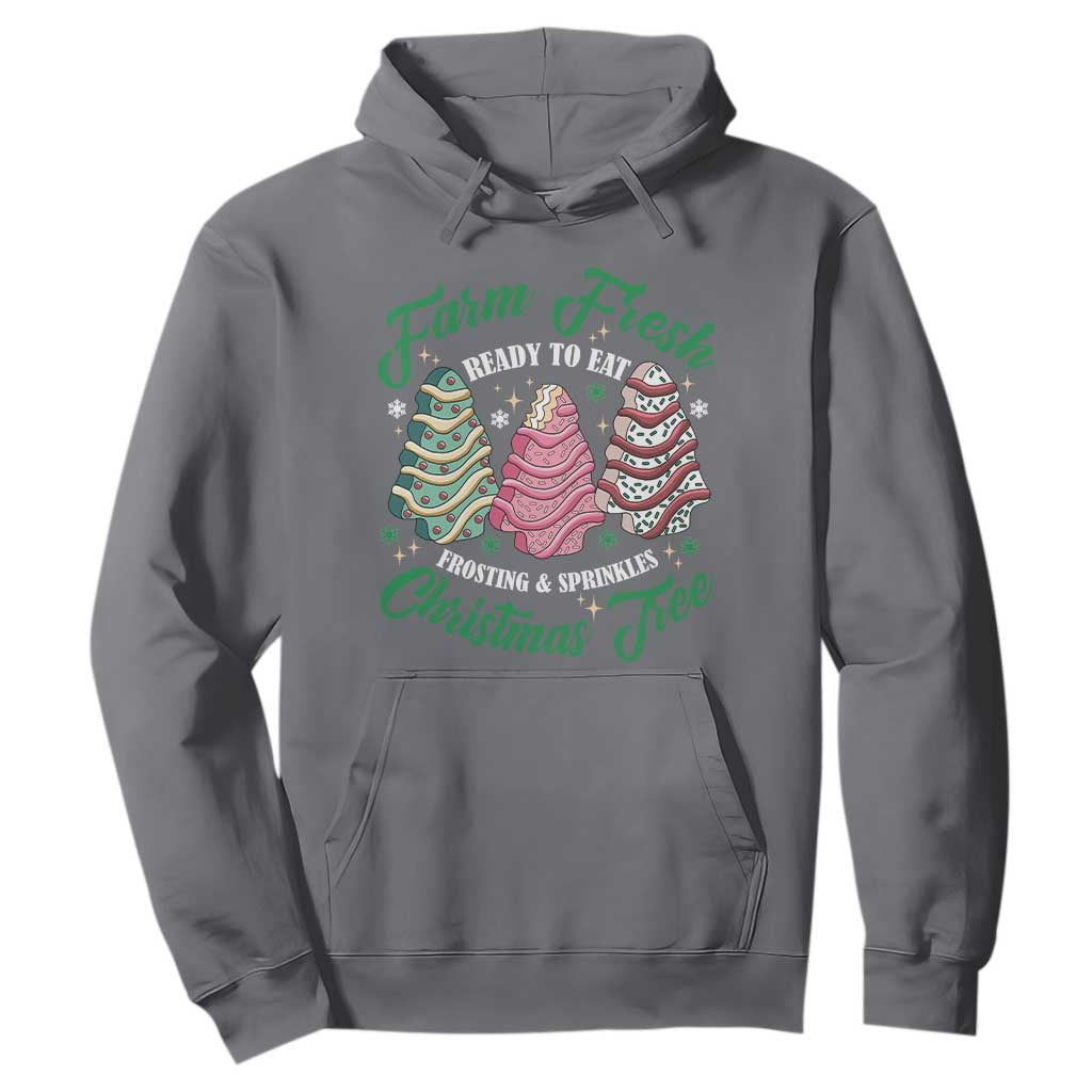 Farm Fresh Christmas Tree Cakes Hoodie TS09 Charcoal Print Your Wear