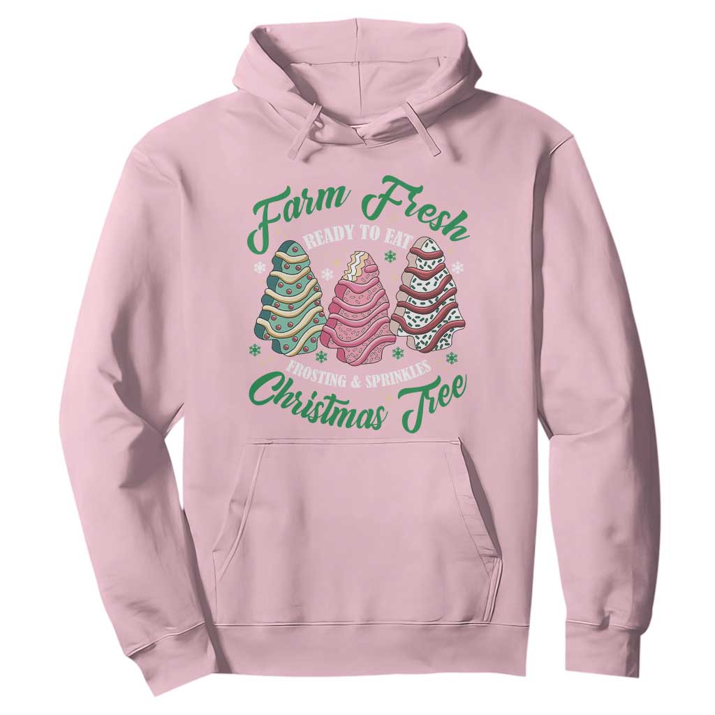 Farm Fresh Christmas Tree Cakes Hoodie TS09 Light Pink Print Your Wear