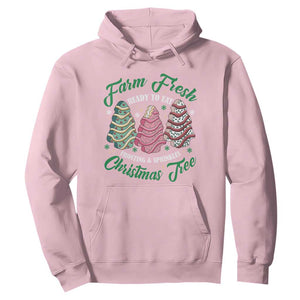 Farm Fresh Christmas Tree Cakes Hoodie TS09 Light Pink Print Your Wear