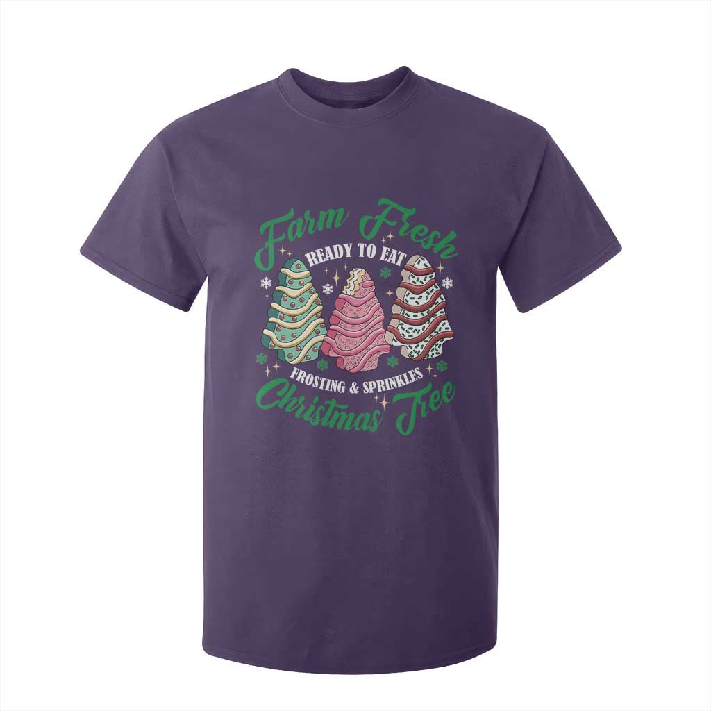 Farm Fresh Christmas Tree Cakes T Shirt For Kid TS09 Purple Print Your Wear