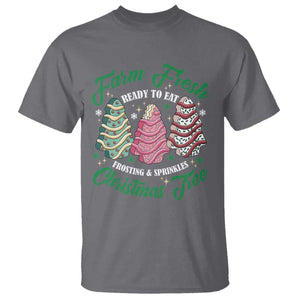 Farm Fresh Christmas Tree Cakes T Shirt TS09 Charcoal Print Your Wear