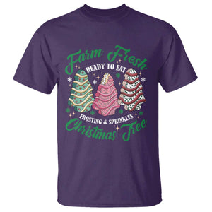 Farm Fresh Christmas Tree Cakes T Shirt TS09 Purple Print Your Wear