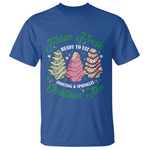 Farm Fresh Christmas Tree Cakes T Shirt TS09 Royal Blue Print Your Wear