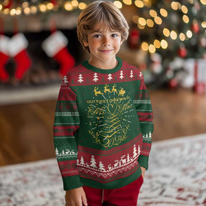 Our First Christmas As Mr Mrs 2024 Matching Couple Ugly Christmas Sweater TS09 Christmas Print Your Wear