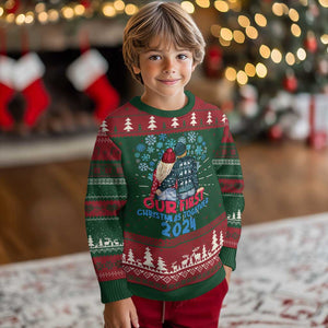 Our First Christmas Together 2024 Ugly Christmas Sweater TS09 Christmas Print Your Wear