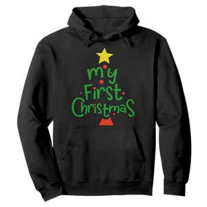My First Christmas Family Matching Hoodie TS09 Black Print Your Wear