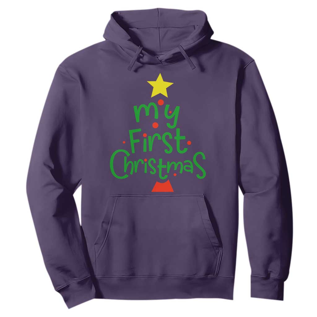 My First Christmas Family Matching Hoodie TS09 Purple Print Your Wear