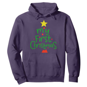 My First Christmas Family Matching Hoodie TS09 Purple Print Your Wear