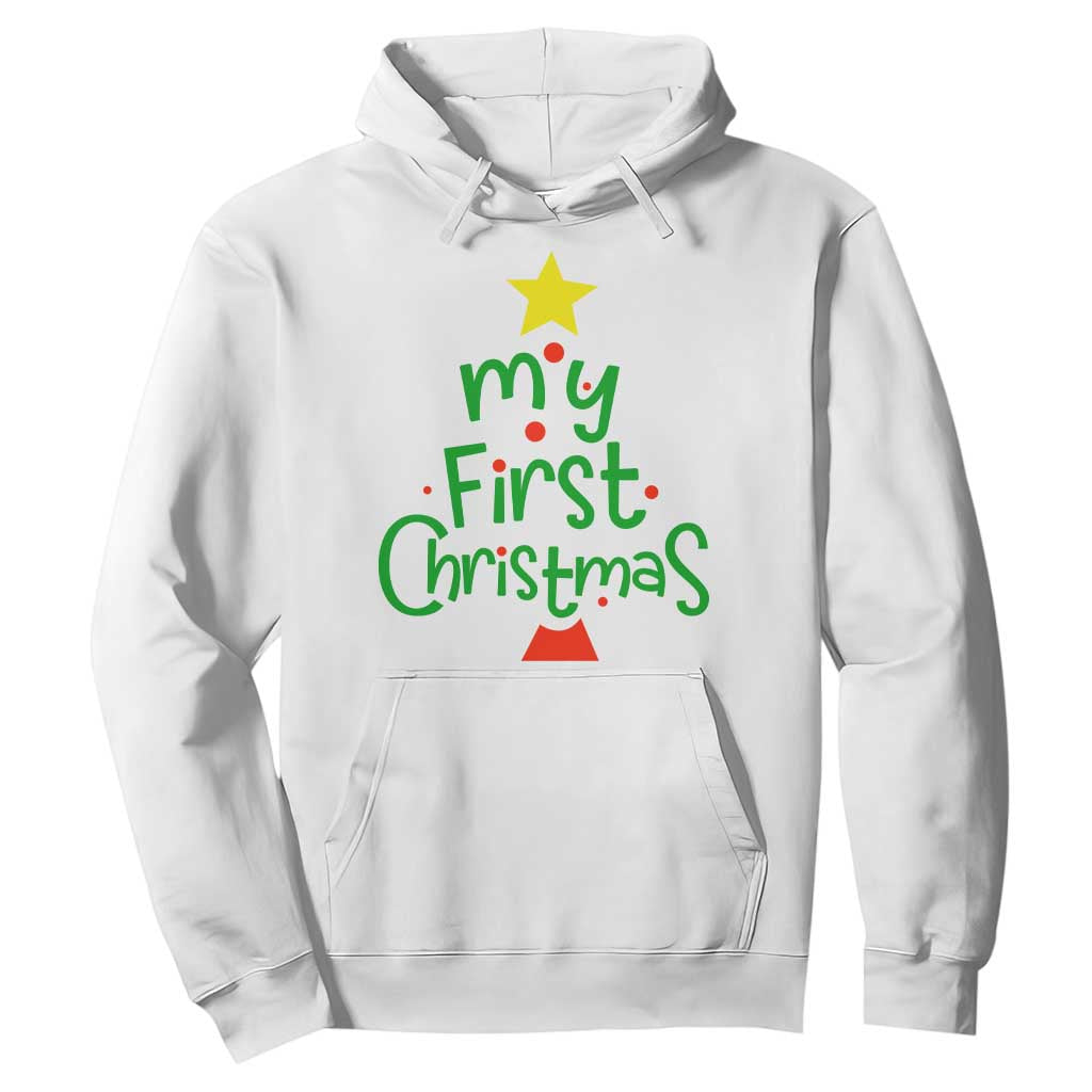 My First Christmas Family Matching Hoodie TS09 White Print Your Wear