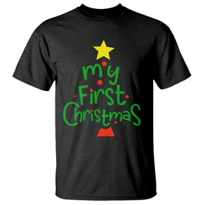 My First Christmas Family Matching T Shirt TS09 Black Print Your Wear