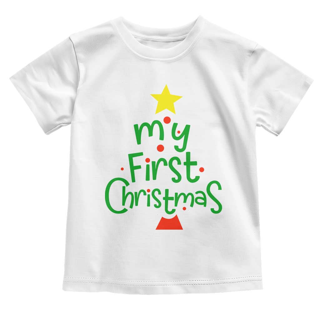My First Christmas Family Matching Toddler T Shirt TS09 White Print Your Wear