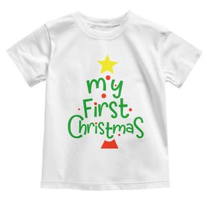 My First Christmas Family Matching Toddler T Shirt TS09 White Print Your Wear